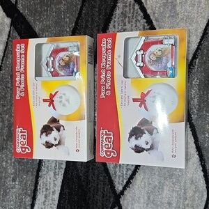 PAW PRINT KEEPSAKE & PHOTO FRAME SET BY COMPANION GEAR DOG CAT
